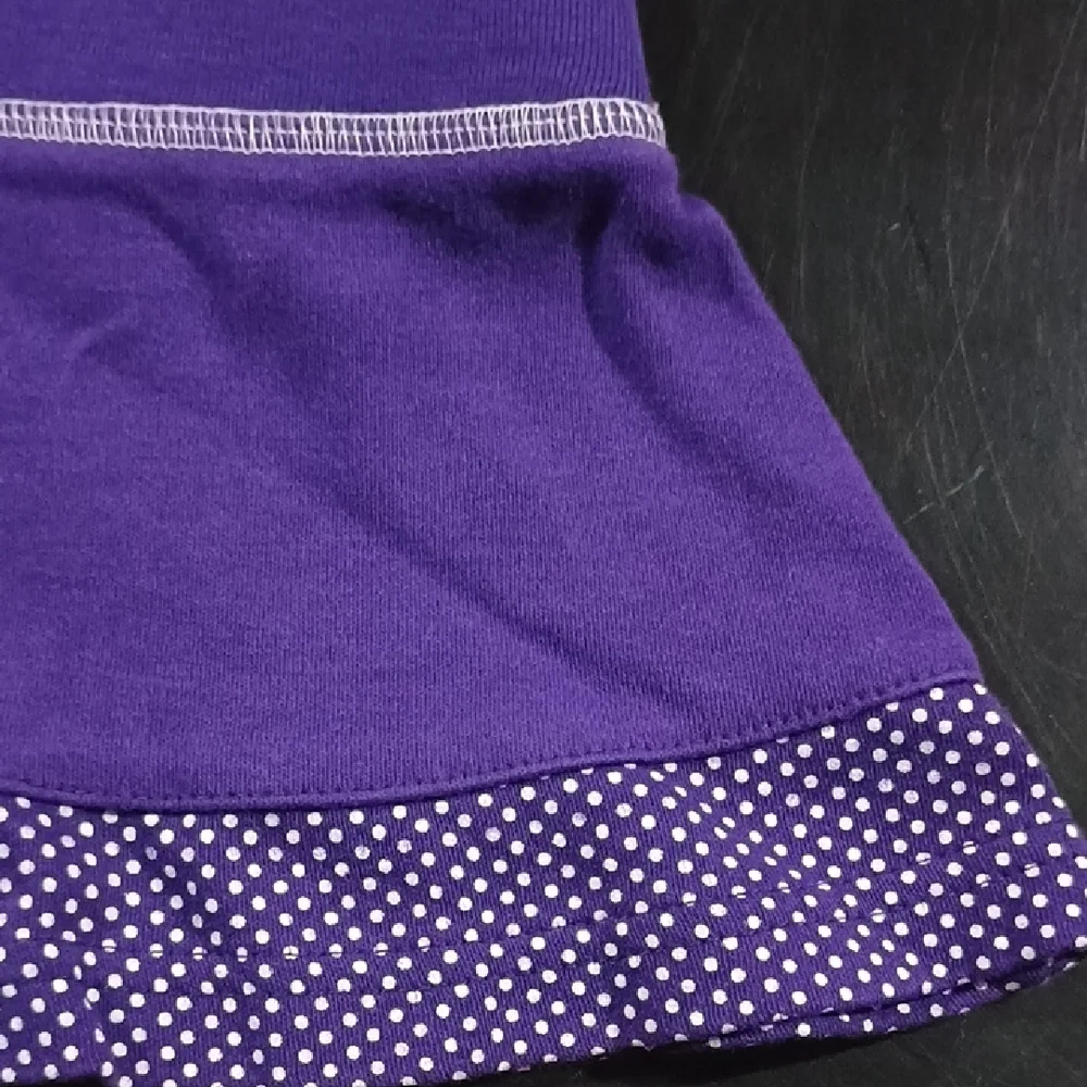 NFL Vikings Purple and White Baby Outfit
